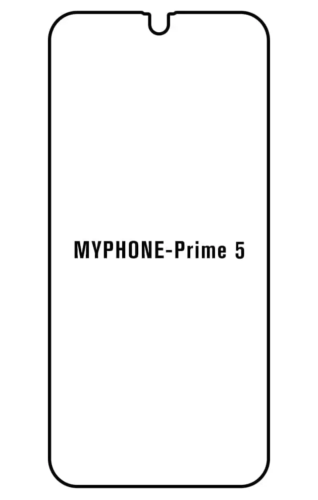 myPhone Prime 5 Přední Hydrogel ochranná fólie