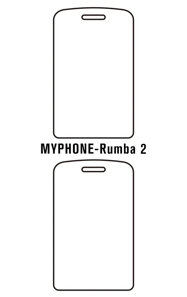 myPhone Rumba 2 Přední Hydrogel ochranná fólie