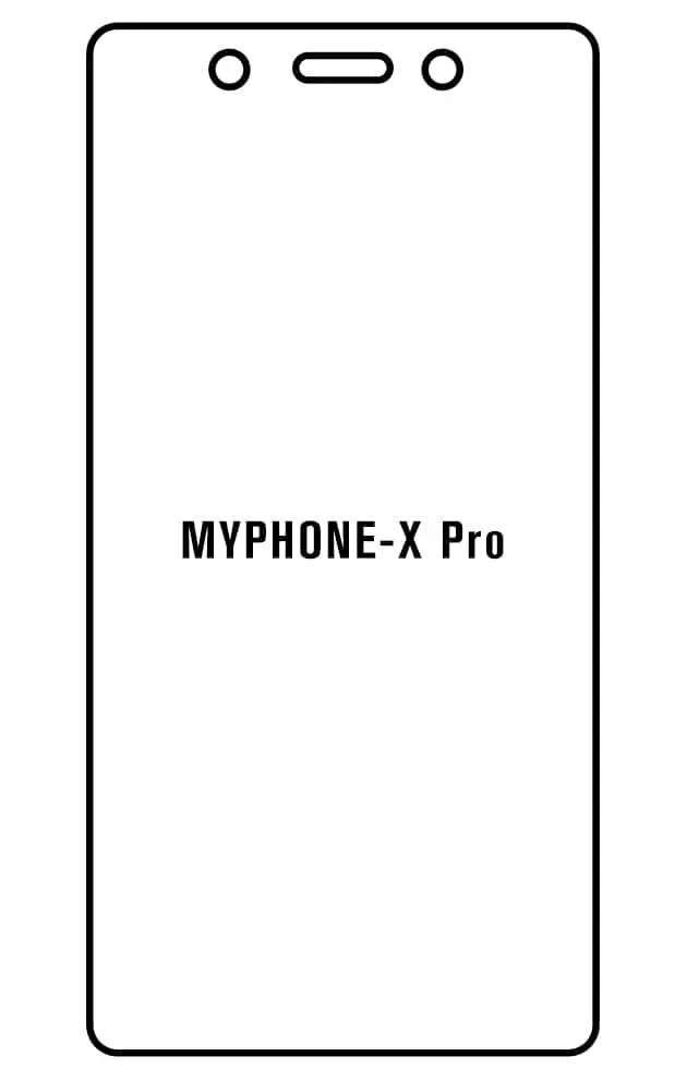 myPhone X Pro Přední Hydrogel ochranná fólie