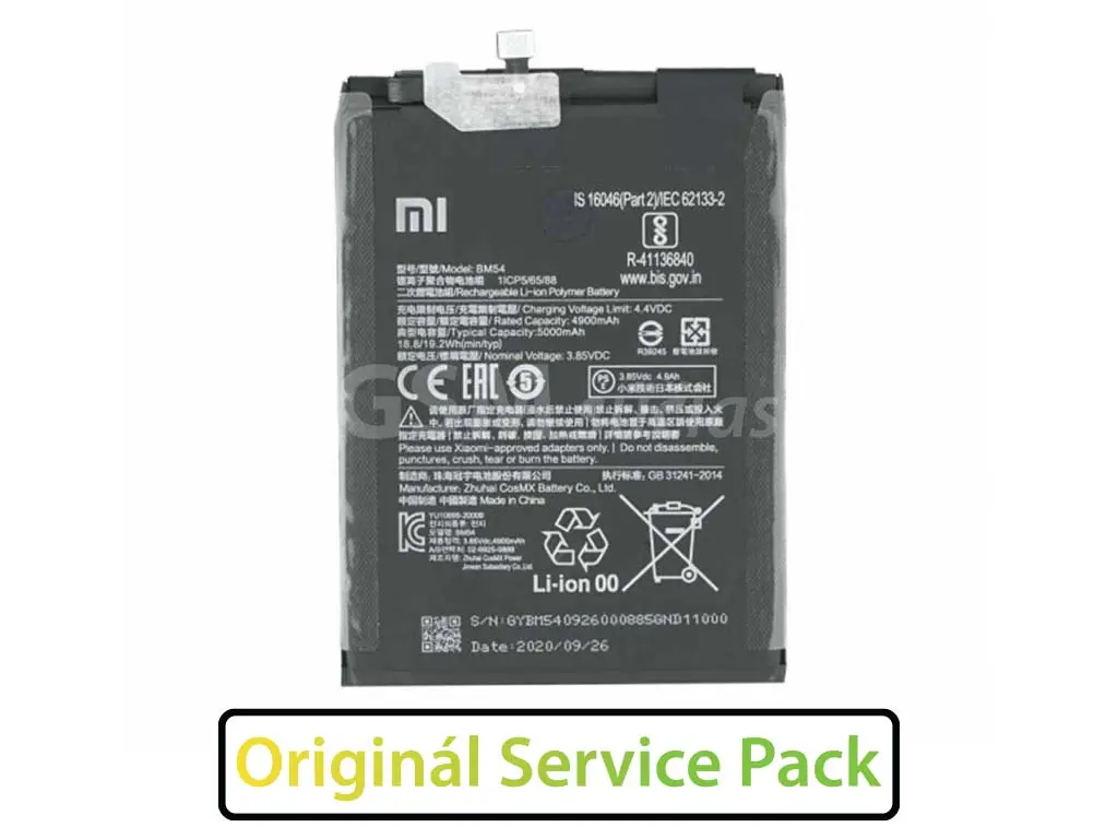 Baterie Xiaomi Redmi Note 9T BM54 Original