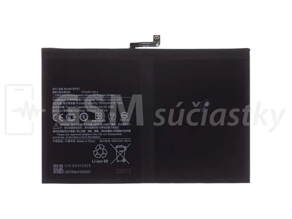 Baterie Xiaomi Redmi Pad, Pad SE, Pad Pro 5G BN81