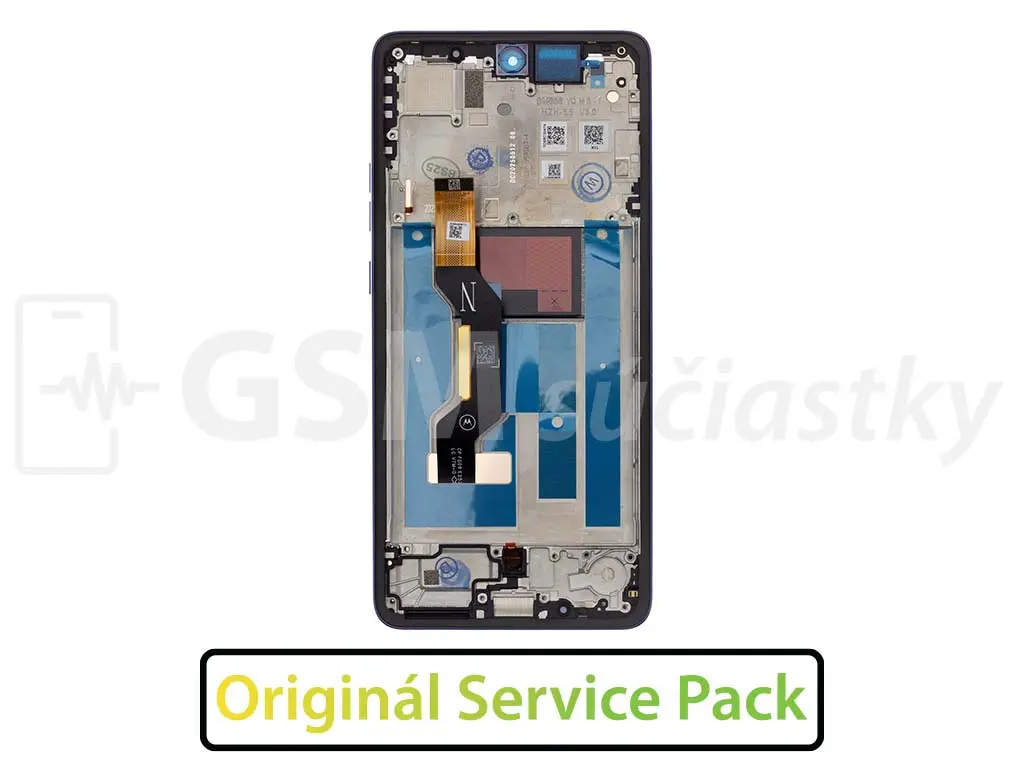 Motorola Moto G86 5G LCD displej + Dotykové sklo a rám Originál service pack
