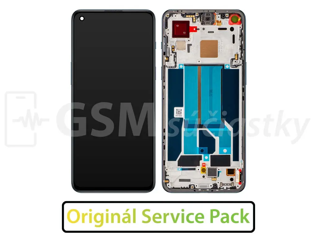 OnePlus Nord 2 5G LCD Displej + Dotykové sklo + Rám Originál