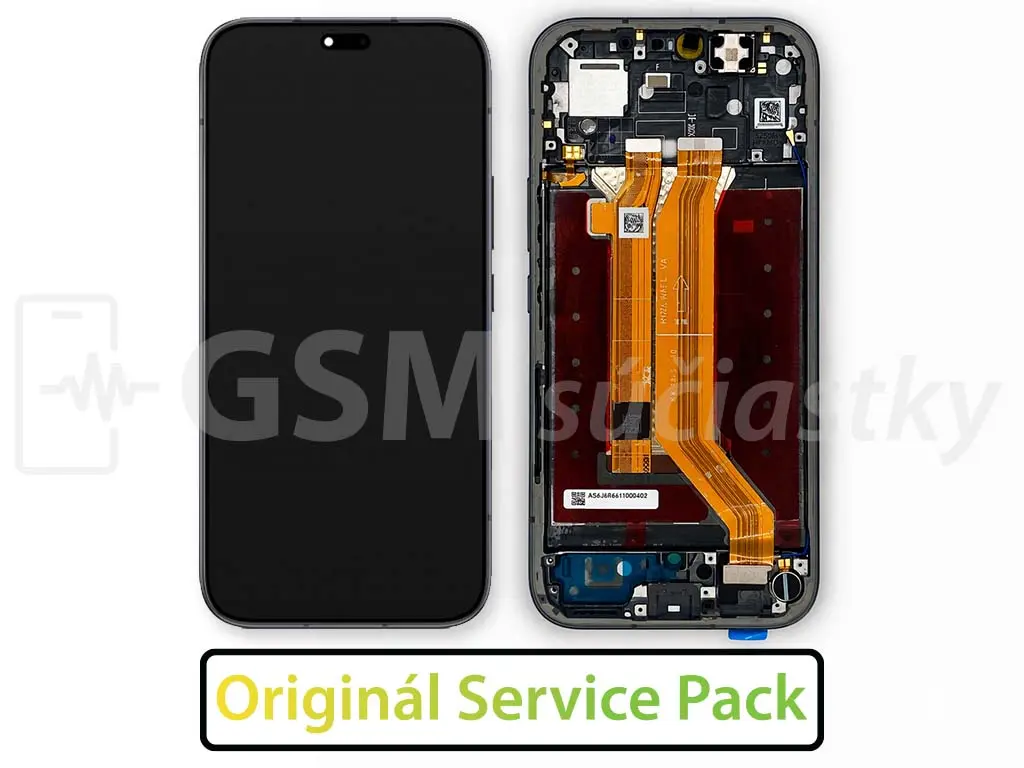 Honor 600 Lite LCD displej + dotykové sklo a rám Originál 1