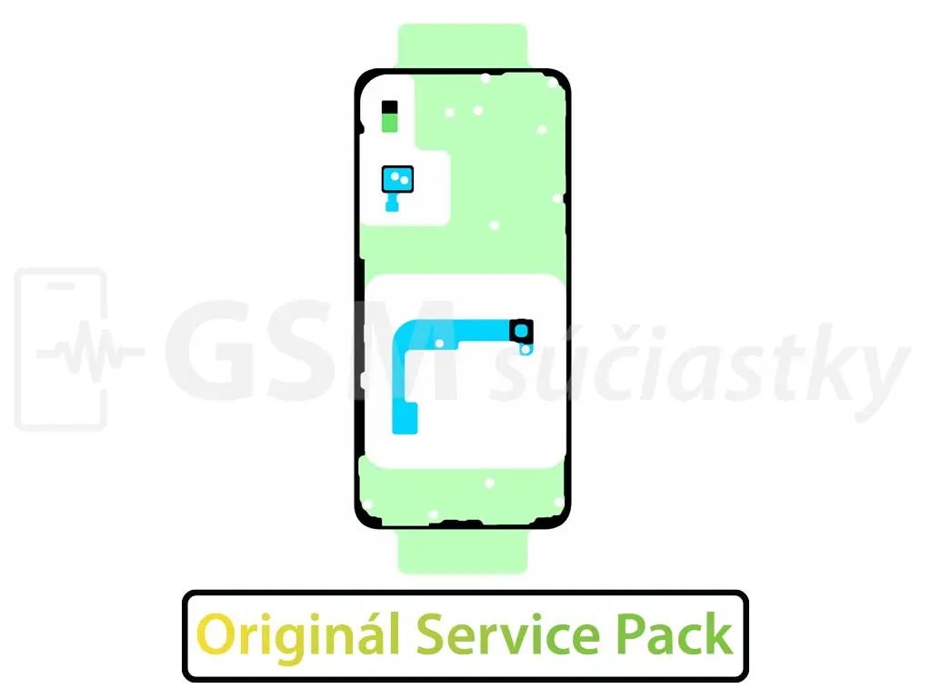 Lepení pod zadní kryt Samsung Galaxy S23, S911B Originál