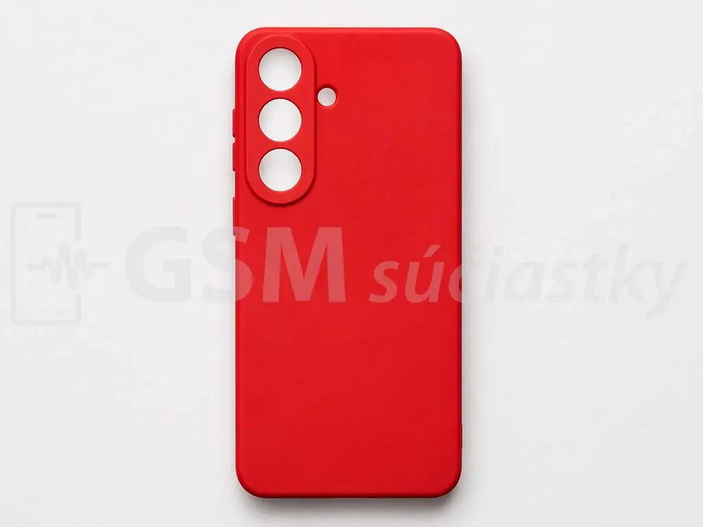 Silikónový kryt na Samsung Galaxy S26 Plus, červený