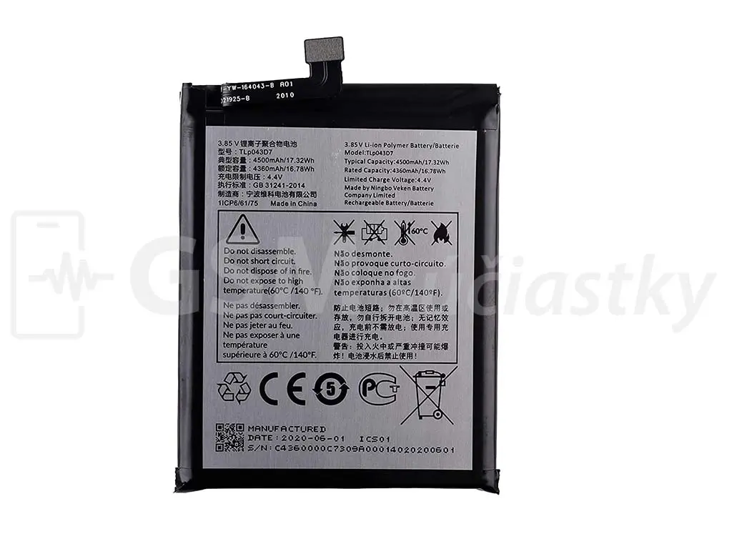 Baterie TCL 10 Pro, 10 Plus, 20 Pro 5G TPL043D1