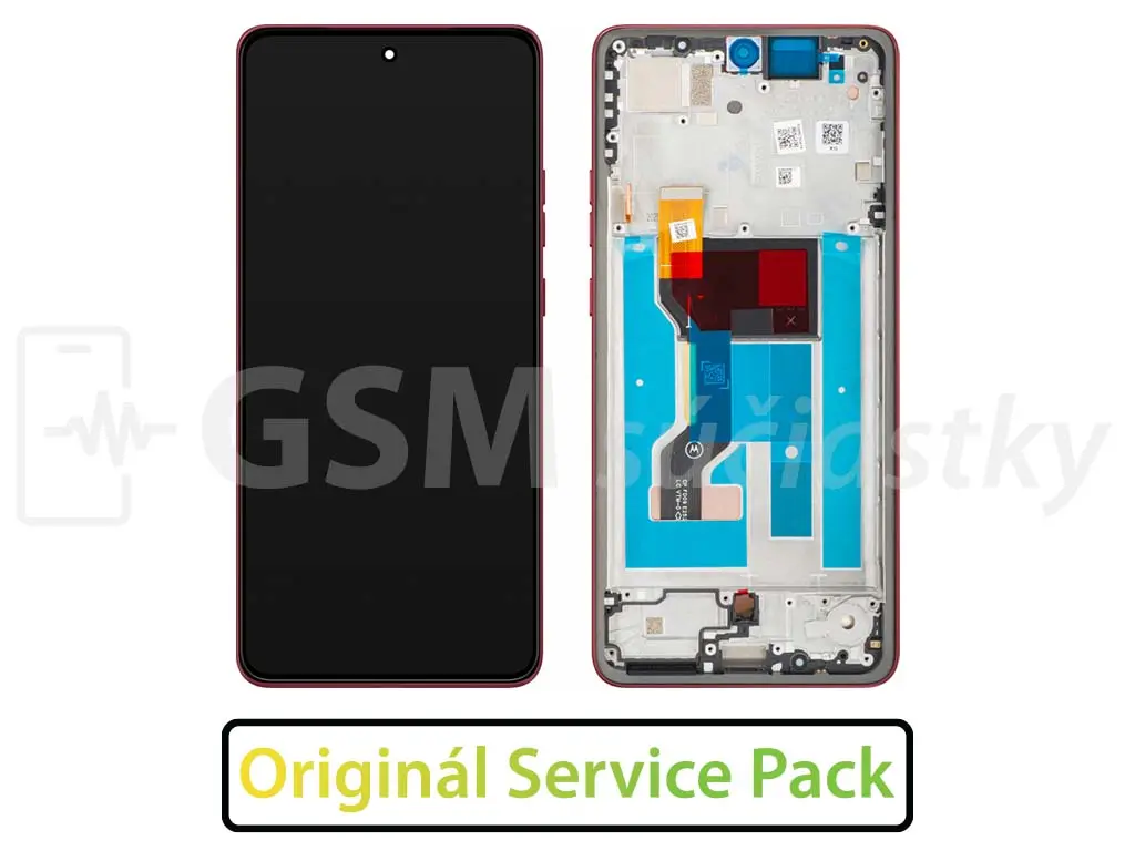 Motorola Moto G86 Power - LCD displej + Dotykové sklo a rám - Originál