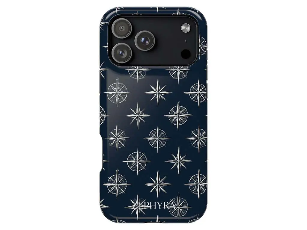 Navy Compass - iPhone 18 Pro Kryt