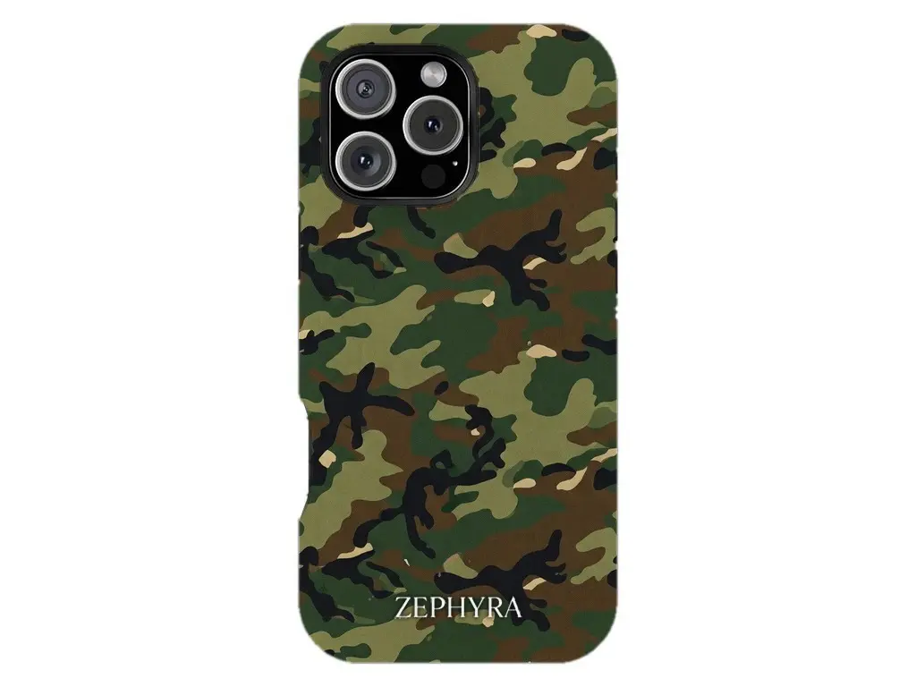 Woodland Camo - iPhone 16 Pro Kryt