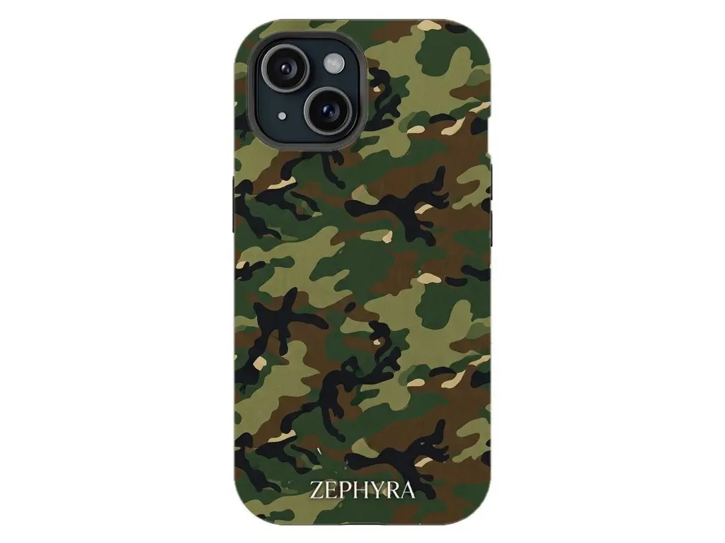 Woodland Camo - iPhone 14 Kryt