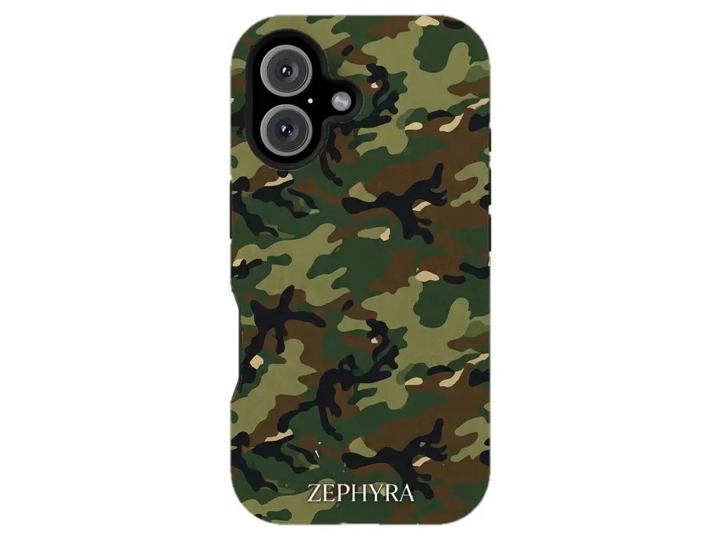 Woodland Camo - iPhone 17 Kryt