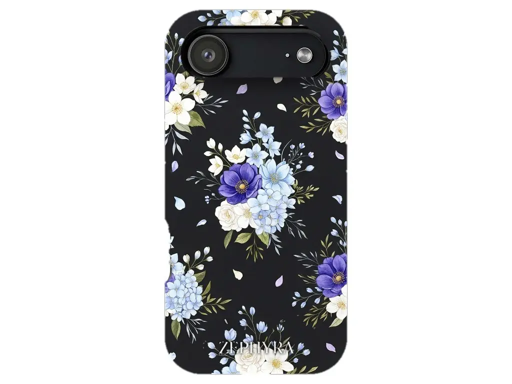 Blue Blossom Noir - iPhone 17 Air Kryt