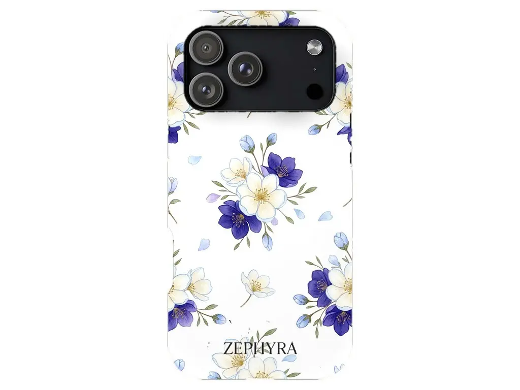 Blue Blossom - iPhone 17 Pro Kryt